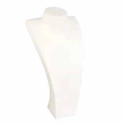 Gifts - Bust with matte white resin necklaces, 55cm high - LAVAL 1878