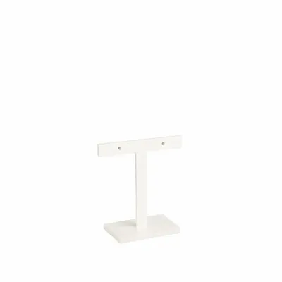 Gifts - Display stand for 1 pair of earrings, matte white acrylic, 8cm high - LAVAL 1878