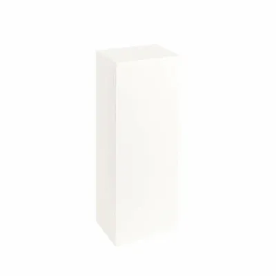 Gifts - White painted matte MDF wooden column display stand with hook and loop fastener - H 24cm - LAVAL 1878