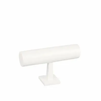 Cadeaux - Présentoir bracelets sur pied résine blanc mat diam. 4,4cm - L 19cm - LAVAL 1878