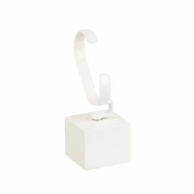 Gifts - Wooden (MDF) watch stand, painted matte white, 4cm high - LAVAL 1878