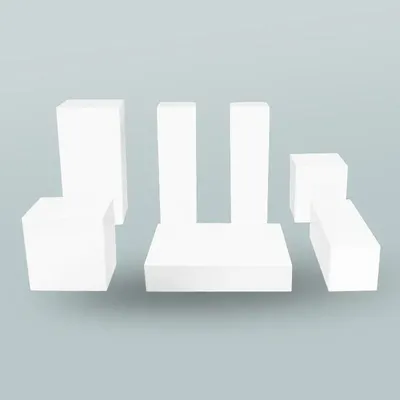 Cadeaux - Ensemble de 7 volumes bois (MDF) peint blanc mat - LAVAL 1878