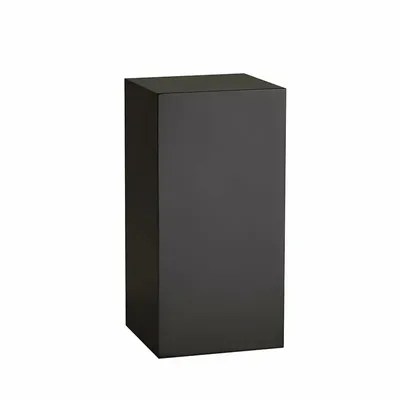 Gifts - Presentation volume in matte black painted MDF wood, 8 x 8 x 16cm - LAVAL 1878