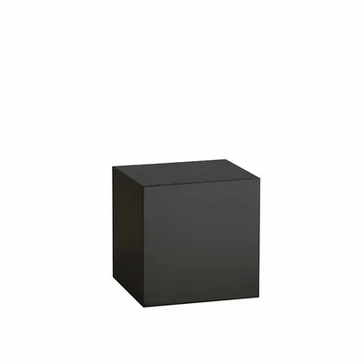 Gifts - Presentation volume in matte black painted MDF wood, 8 x 7 x 8cm - LAVAL 1878