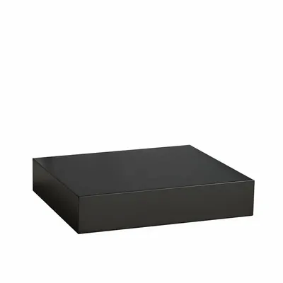 Gifts - Presentation volume in matte black painted MDF wood, 13 x 15 x 3cm - LAVAL 1878