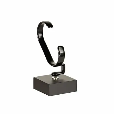 Cadeaux - Plot de montre noir résine noir mat 5 x 5 x H 2cm - LAVAL 1878