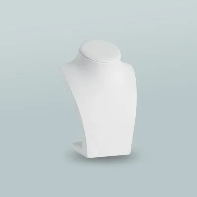 Gifts - White synthetic-covered bust with a smooth appearance, H 22cm - LAVAL 1878