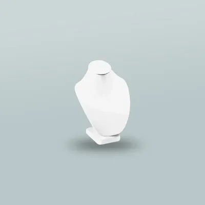 Gifts - Rounded bust covered in smooth-looking white synthetic material, H 9cm - LAVAL 1878