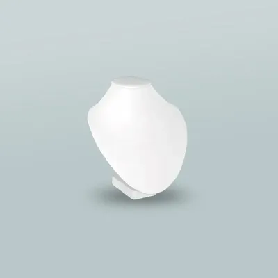 Gifts - Rounded bust covered in smooth-looking white synthetic material, H 15cm - LAVAL 1878
