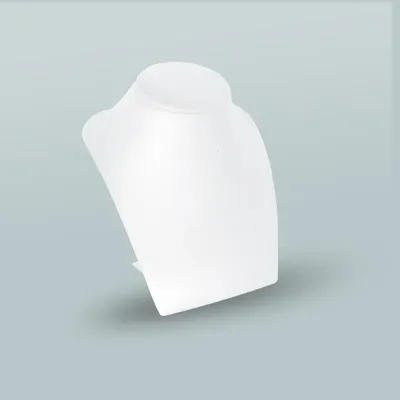 Cadeaux - Buste gainé avec pied métallique blanc 10 x 13cm - LAVAL 1878