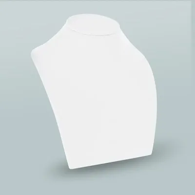 Cadeaux - Buste gainé avec pied métallique blanc 14 x 15 cm - LAVAL 1878