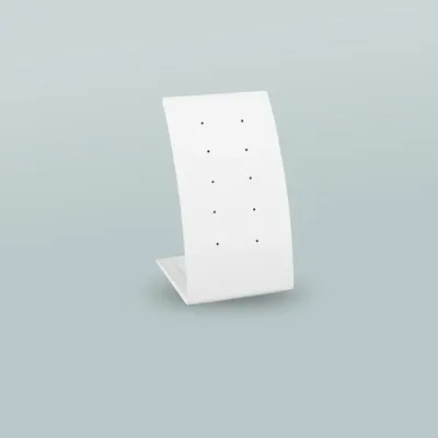 Gifts - Display stand for 5 pairs of earrings, synthetic-coated, smooth white finish - LAVAL 1878