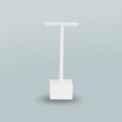 Gifts - Earring display stand (1 pair) white synthetic-coated stem - LAVAL 1878
