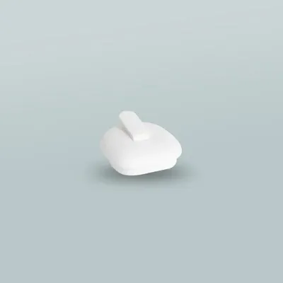 Cadeaux - Set de 3 présentoirs languettes bague synthétique aspect lisse blanc - LAVAL 1878