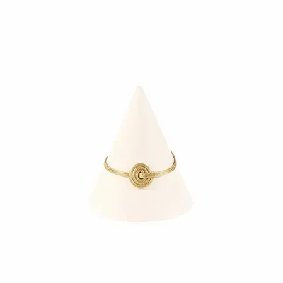 Gifts - Cone-shaped bracelet display stand with smooth-looking synthetic coating, white - LAVAL 1878