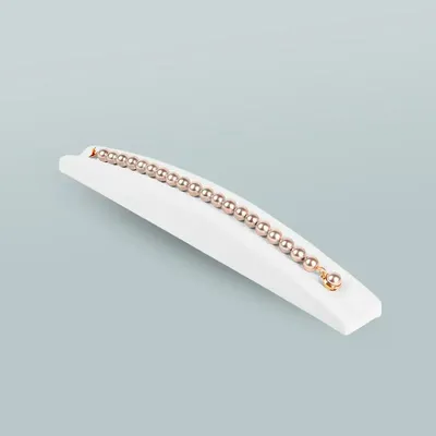 Gifts - Display stand for beaded bracelets, synthetic-coated, smooth white finish - LAVAL 1878