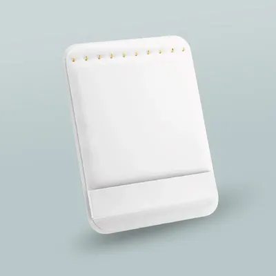 Gifts - Synthetic-covered display stand for 10 chains/bracelets with gutter - LAVAL 1878