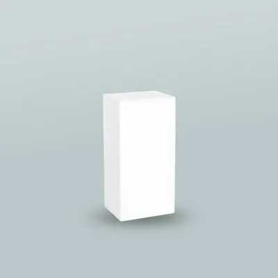 Gifts - Presentation volume in smooth white synthetic material, H 18cm - LAVAL 1878