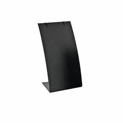 Cadeaux - Présentoir incurvé chaînes/pendentifs gainé aspect lisse noir 13 cm - LAVAL 1878