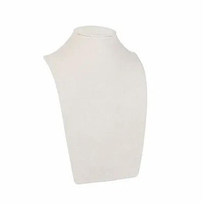 Gifts - Bust with light grey suede-look collar, H 28cm - LAVAL 1878