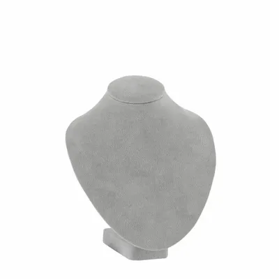 Gifts - Bust with light grey suede-look collar, 15cm high - LAVAL 1878