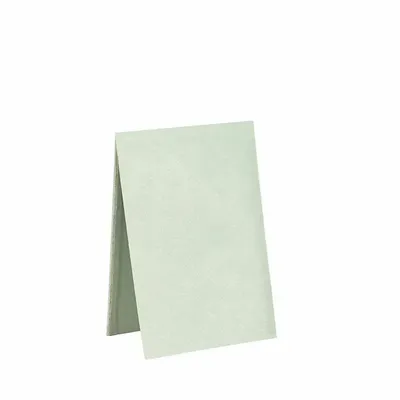 Cadeaux - Présentoir plat colliers/chaînes gainé velours synthétique vert sauge - LAVAL 1878