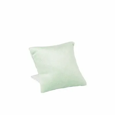 Cadeaux - Coussin avec support gainé synthétique aspect velours, vert sauge - LAVAL 1878