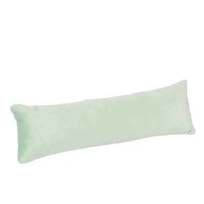 Gifts - Long sage green cushion covered in synthetic velvet, 8 x 25cm - LAVAL 1878