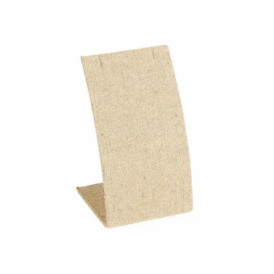 Gifts - B.O./chain-pendant display stand covered in natural linen/cotton fabric - LAVAL 1878