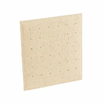 Gifts - Display stand for 18 pairs of stud earrings, covered in linen/cotton fabric - LAVAL 1878