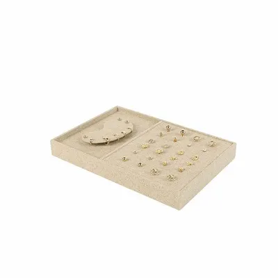 Gifts - Eyeglass and piercing display stand covered in a linen and cotton blend fabric - LAVAL 1878