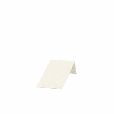 Cadeaux - Présentoir colliers incliné gainé tissu lin/coton blanc 8,1 x 5,1cm - LAVAL 1878