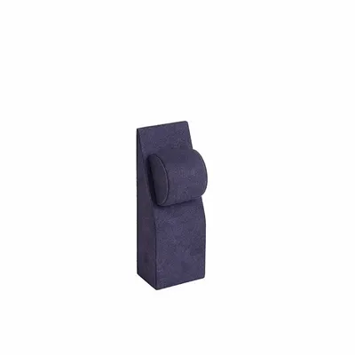 Gifts - Navy blue suede-covered bracelet display stand - LAVAL 1878