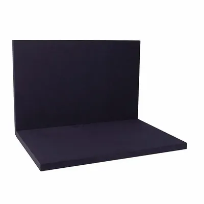 Cadeaux - Présentoir de vitrine gainé microfibre bleu marine 44 x H 30cm - LAVAL 1878