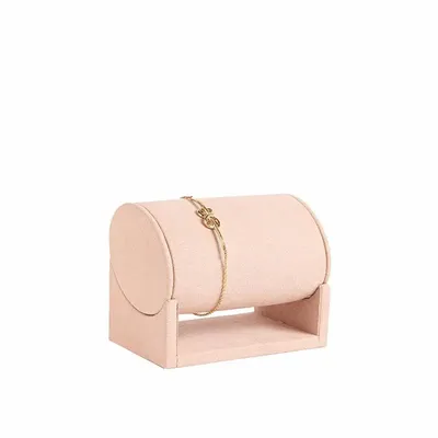 Gifts - Round bracelet display stand with synthetic suede-look cover - LAVAL 1878