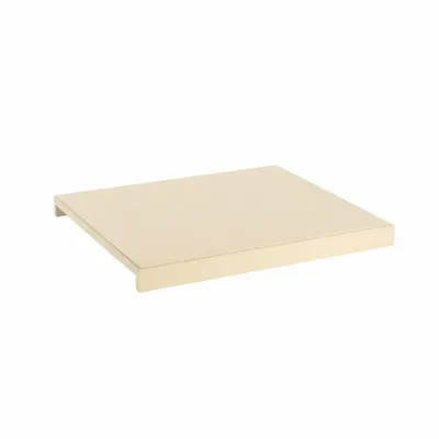 Gifts - Cream-colored serving tray with synthetic suede-like finish, 29x - LAVAL 1878