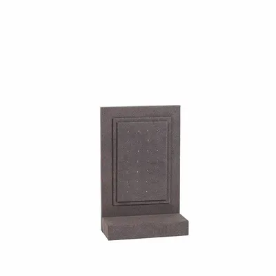 Gifts - Display stand for 14 pairs of anthracite grey microfiber earrings - LAVAL 1878