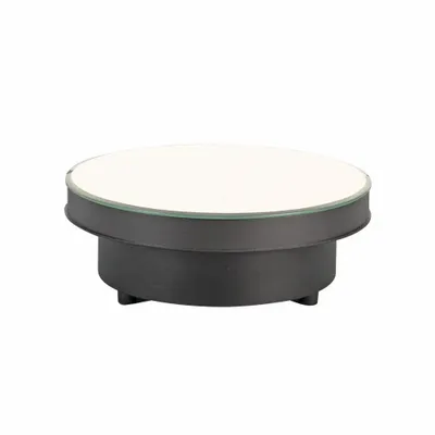 Gifts - Matte black mirrored rotating platform, 19 cm diameter - LAVAL 1878