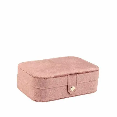 Gifts - Rectangular jewelry box lined with pink synthetic velvet and mirror - LAVAL 1878
