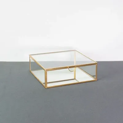 Gifts - Small glass/brass display case - LAVAL 1878