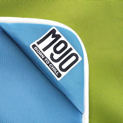 Coussins - Coussin extérieur flottant MOJO WATERPOUF Turquoise / Vert citron / Blanc - MOJO BORN TO CHILL