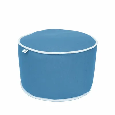 Poufs - Pouf extérieur MOJO POUF-POUF Turquoise / Blanc - MOJO BORN TO CHILL