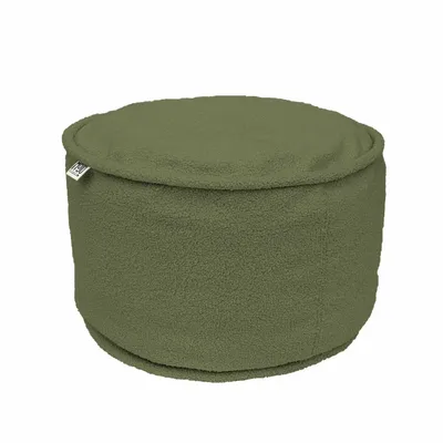 Poufs - Pouf rond Chill'Home MOJO BABY SHEEP'I Mouton Olive - MOJO BORN TO CHILL