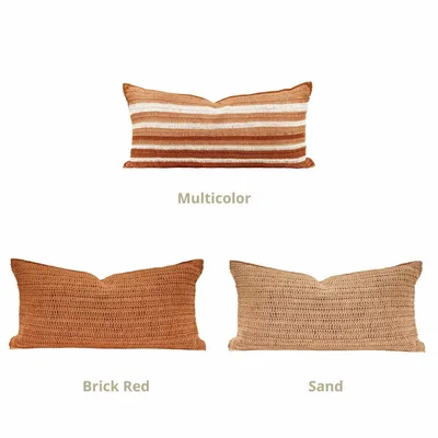 Cushions - Cushion cover TIERRA 30x60cm - BED AND PHILOSOPHY