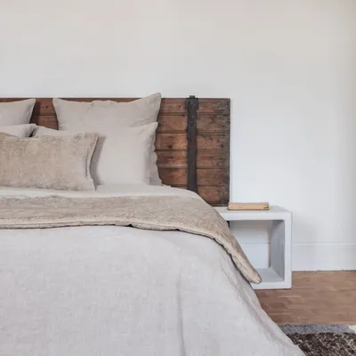 Throw blankets - Bicolour quilt ZELIA 80x200cm - BED AND PHILOSOPHY