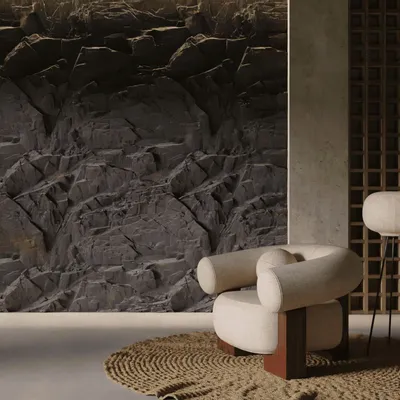 Wall panels - 3D Stone-Effect Wall Panel – ÓROS - PETRALITHE