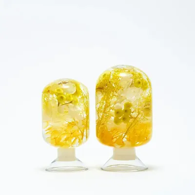 Objets de décoration - Pieces of time Yellow Immortelle - STYLEJIEUM