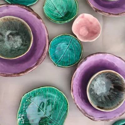 Plats et saladiers - Zouba The Ceramic Studio - ARTISANAT DE TUNISIE