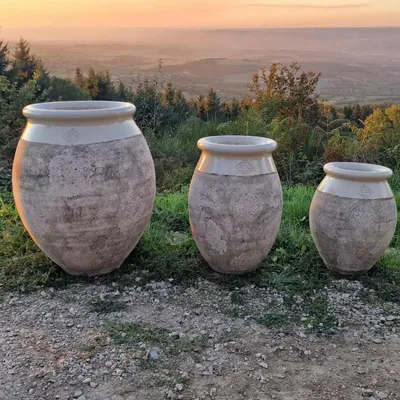 Poterie - Jarres forme Olive patine prestige - TERRES D'ALBINE