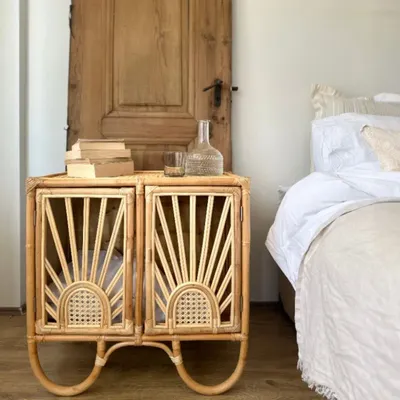 Chests of drawers - Hug Natural Rattan Chest of Drawers - LO-FI HOUSE